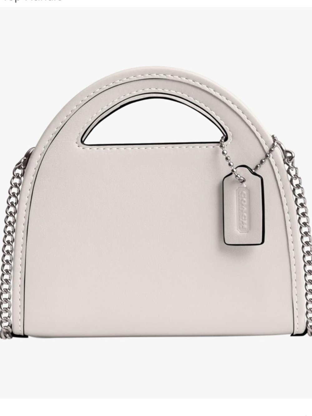 Coach Womens Top Handle Card Case Bone Color New without Tags - Picture 2 of 7